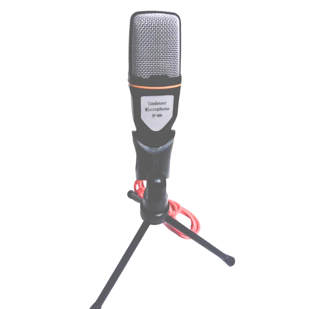 SEISA - Micrófono Condensador Omnidireccional Con Trípode Podcast SF666