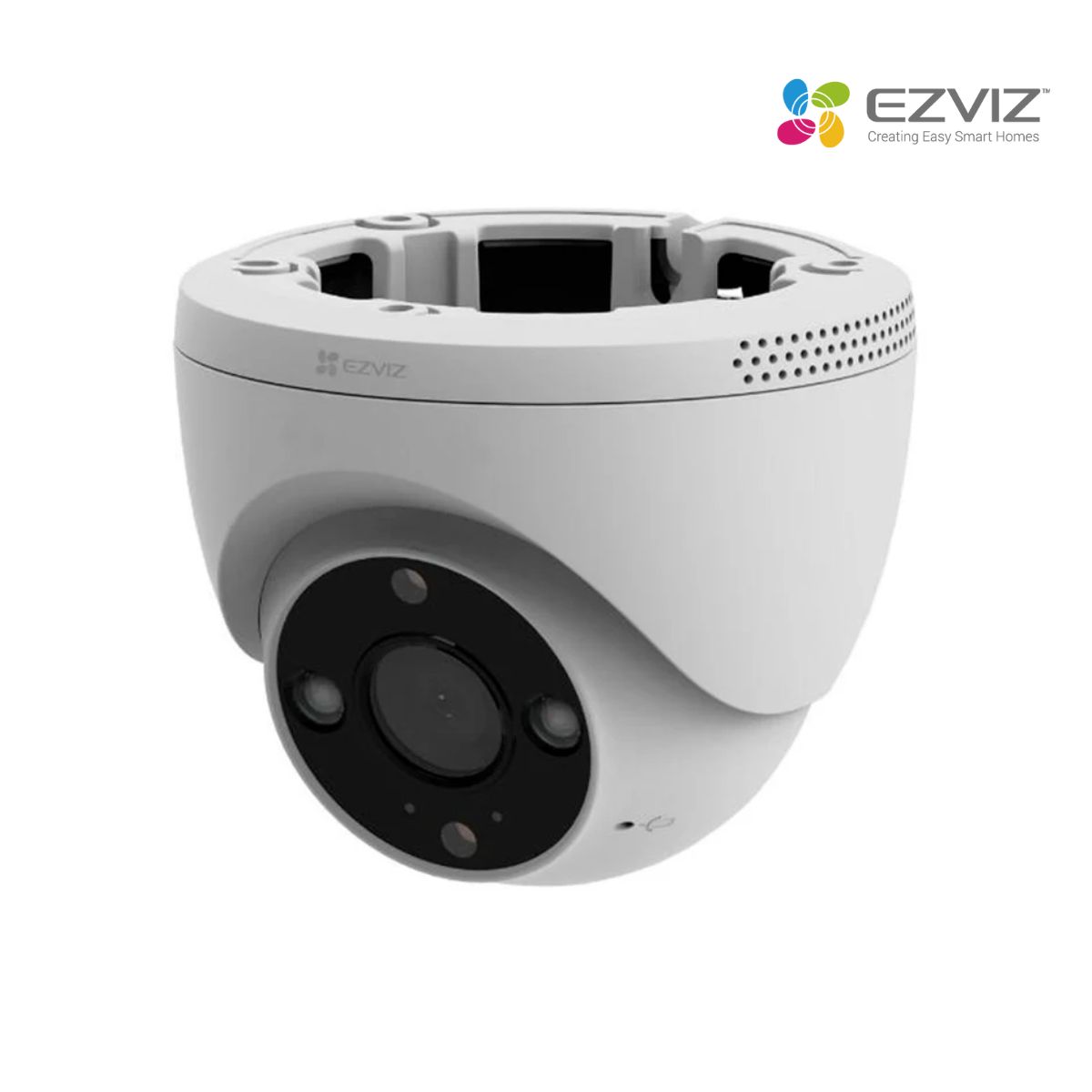 EZVIZ - Cámara Seguridad H4 2K Ezviz Domo Vision Nocturna a Color Exterior
