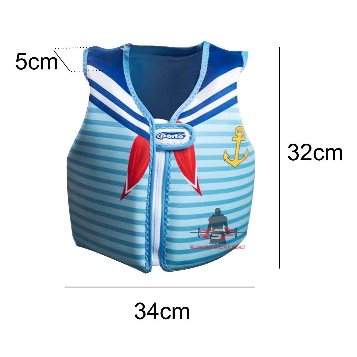 PORTO - Chaleco Natación Flotador para Niño