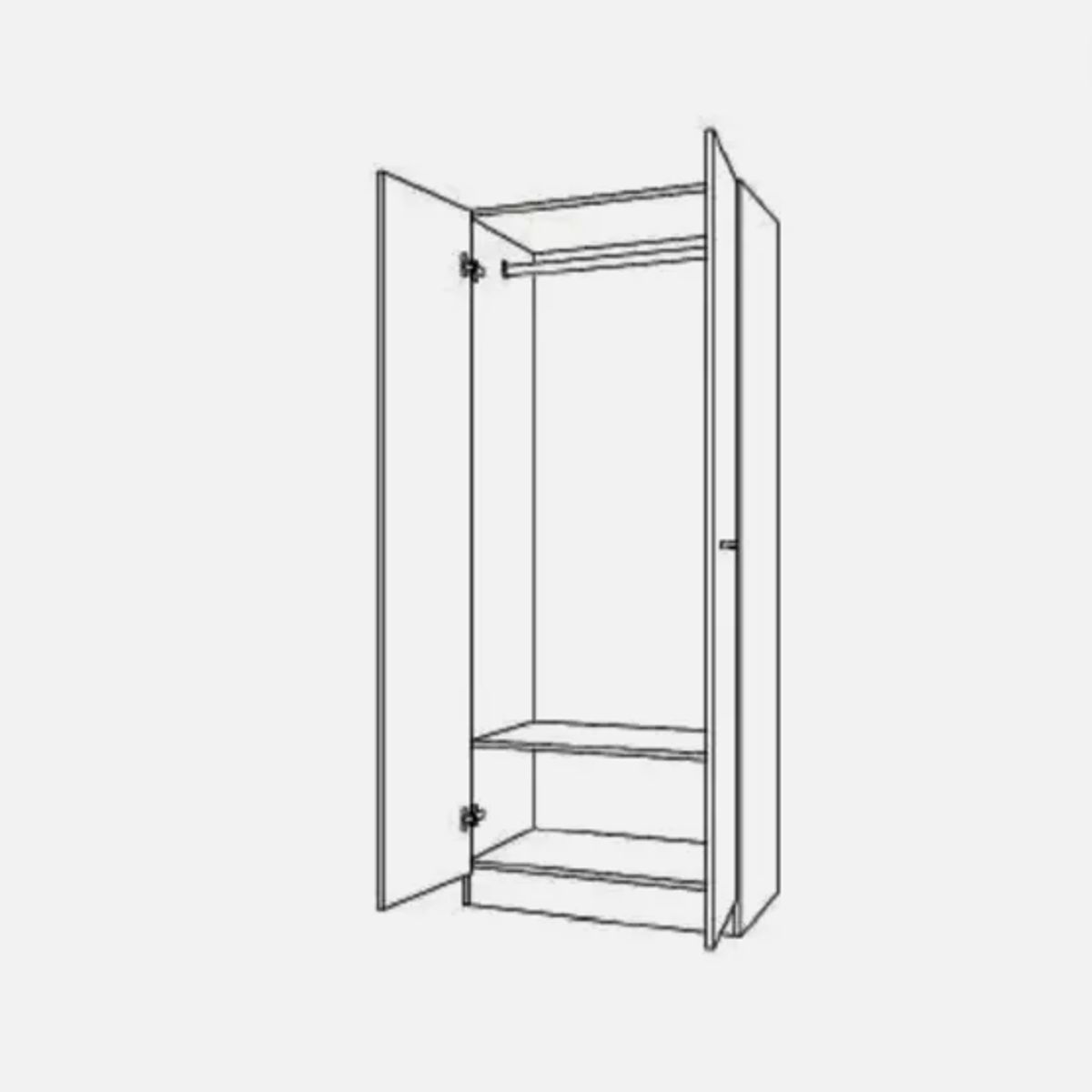 NACION MUEBLES - ARMARIO NACION MUEBLES MICAMS COLOR MADERA