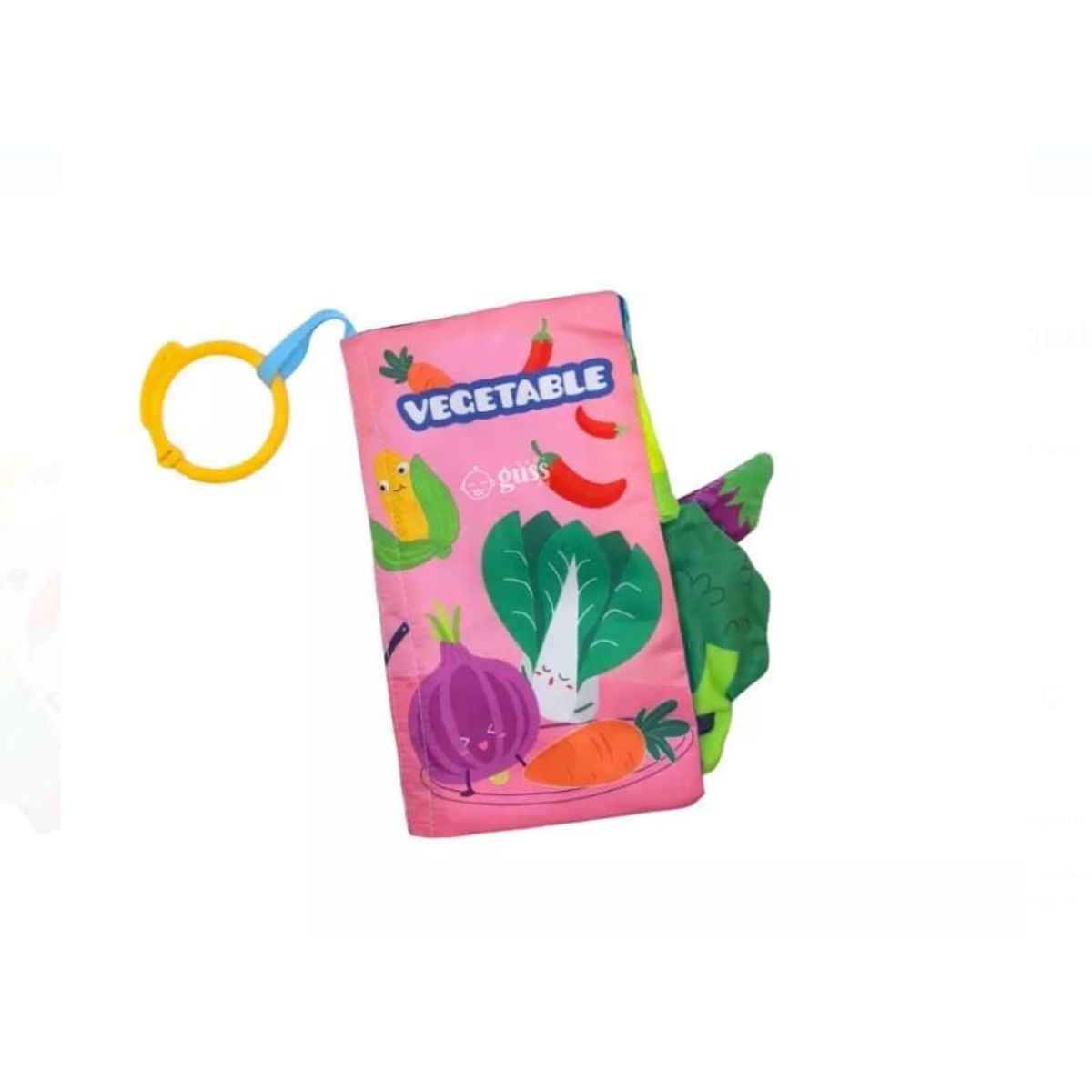 GENERICO - Libro Texturas con Sonido Chillón Vegetales Estimulación