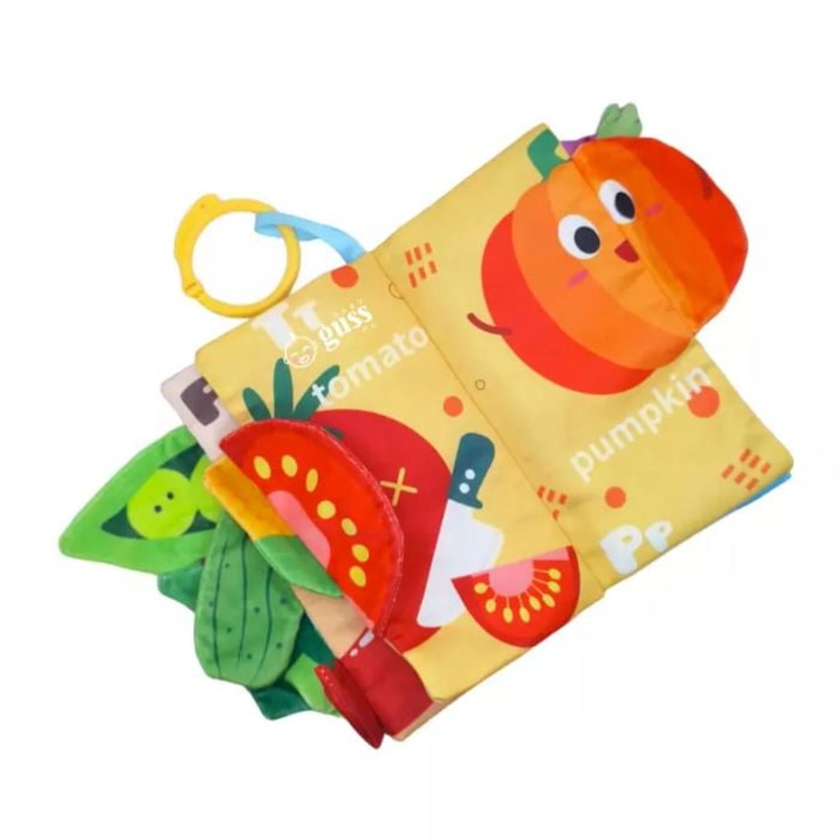 GENERICO - Libro Texturas con Sonido Chillón Vegetales Estimulación