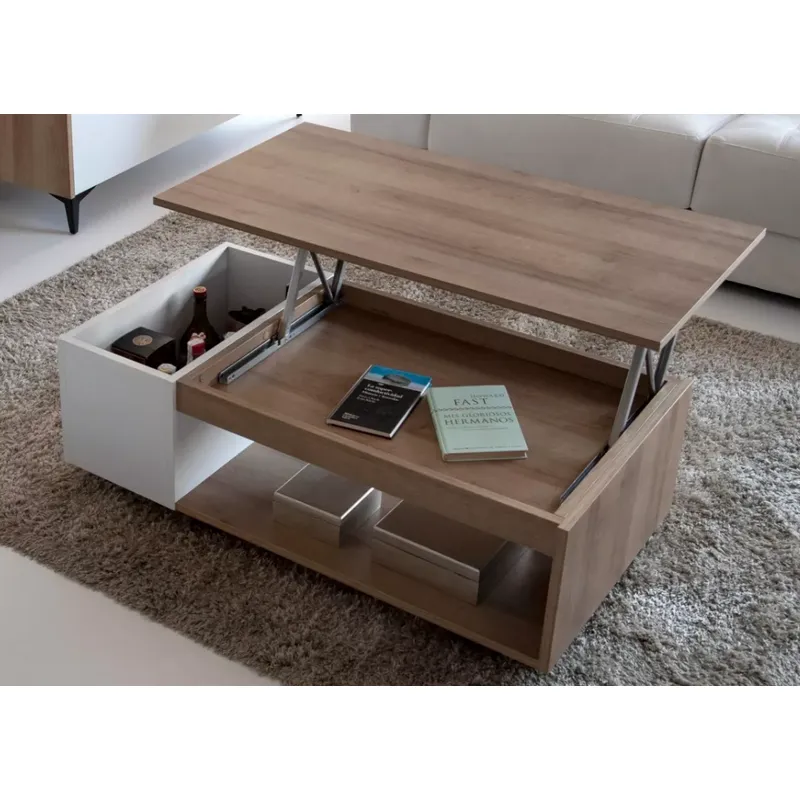 NACION MUEBLES - MESA DE CENTRO NACION MUEBLES PLOP COLOR MADERA