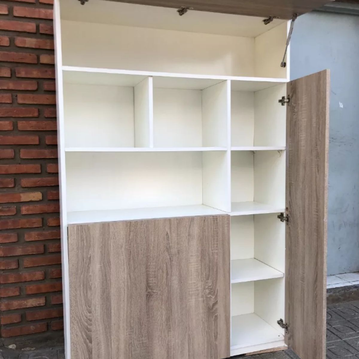 NACION MUEBLES - ESTANTE NACION MUEBLES BRUNO COLOR MADERA