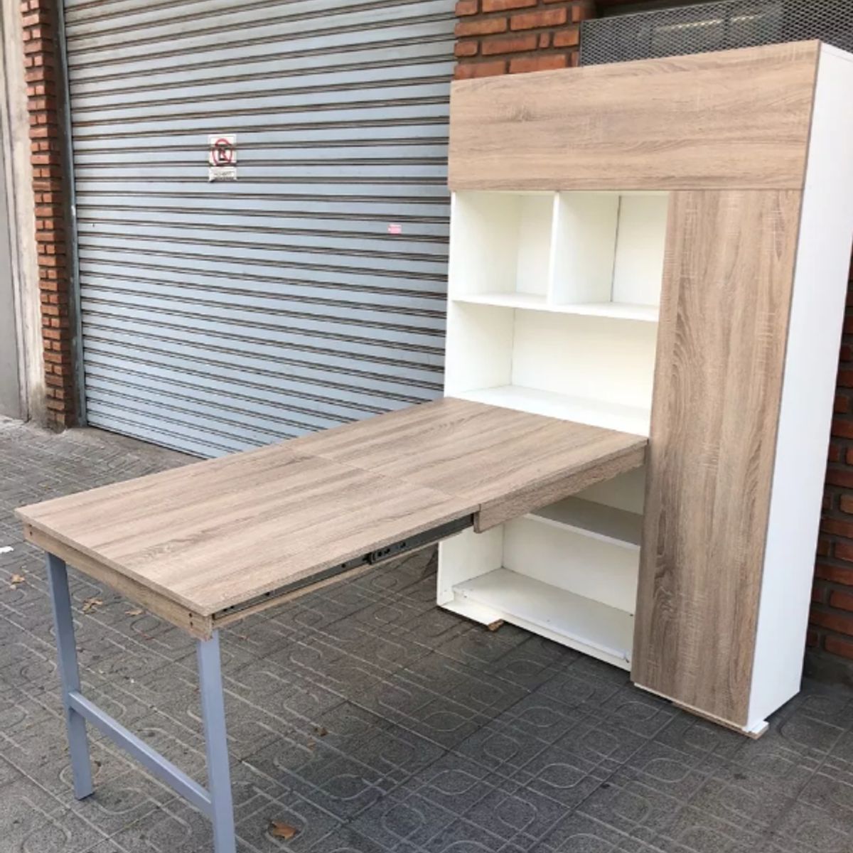 NACION MUEBLES - ESTANTE NACION MUEBLES BRUNO COLOR MADERA