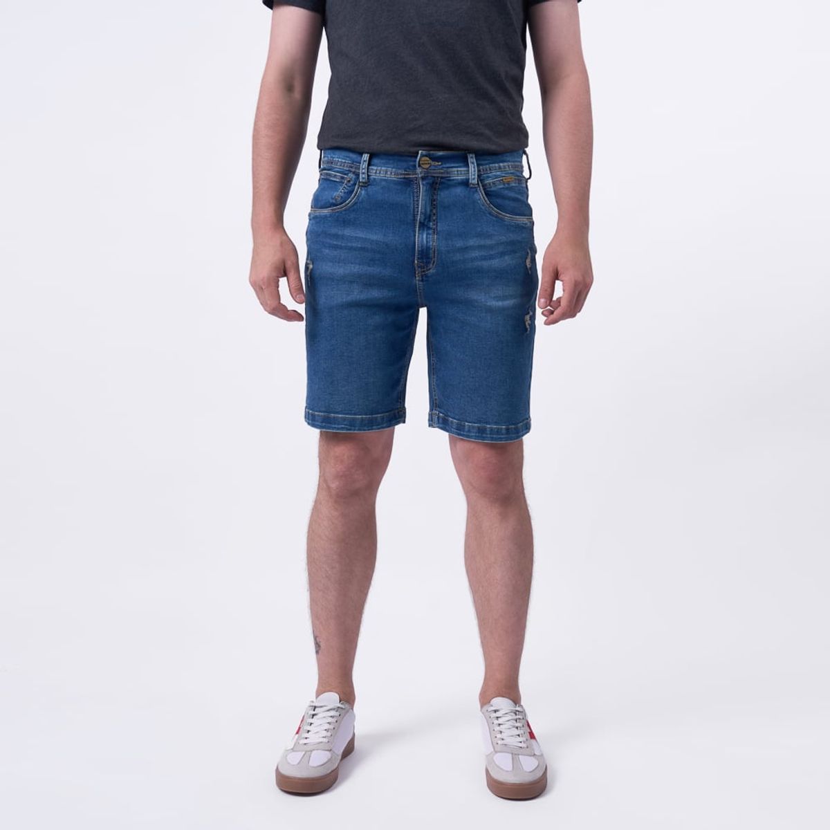 BRONCO - BERMUDA LP25ABORIGENES-R DENIM CONFORT - BIO BEIGE