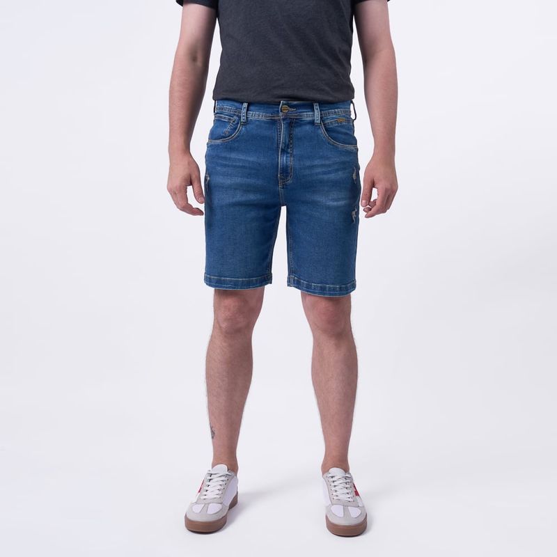 BRONCO - BERMUDA LP25ABORIGENES-R DENIM CONFORT - BIO BEIGE