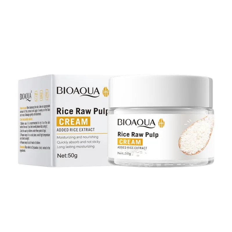 BIOAQUA - Crema Aclarante de Arroz Antiarrugas