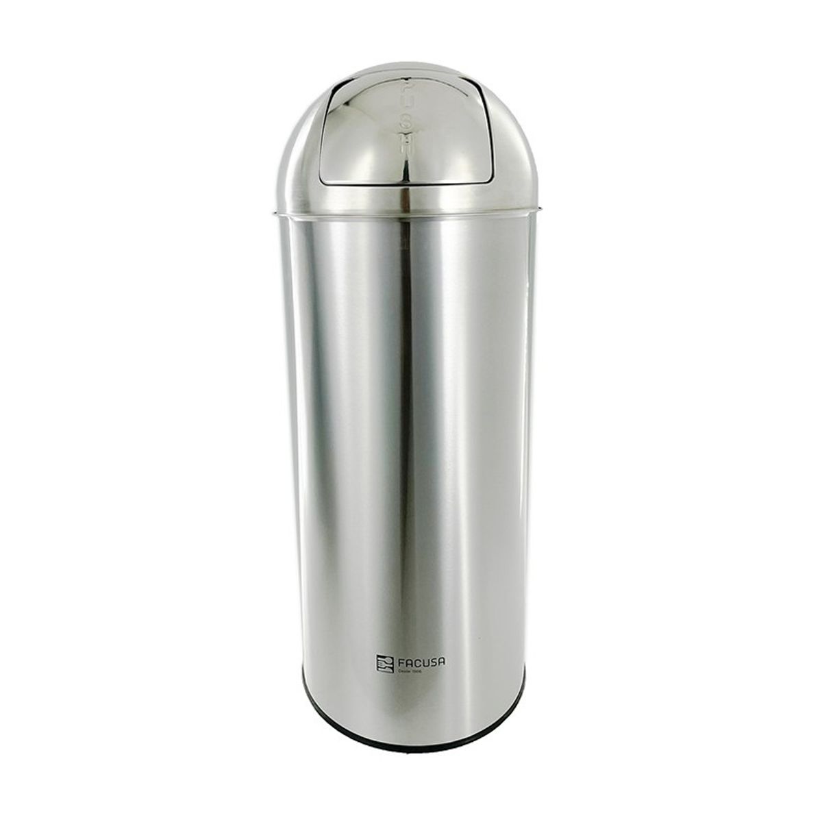 FACUSA - PAPELERA 50LT INOX PUSH (D36.5X73CM)- 984425001