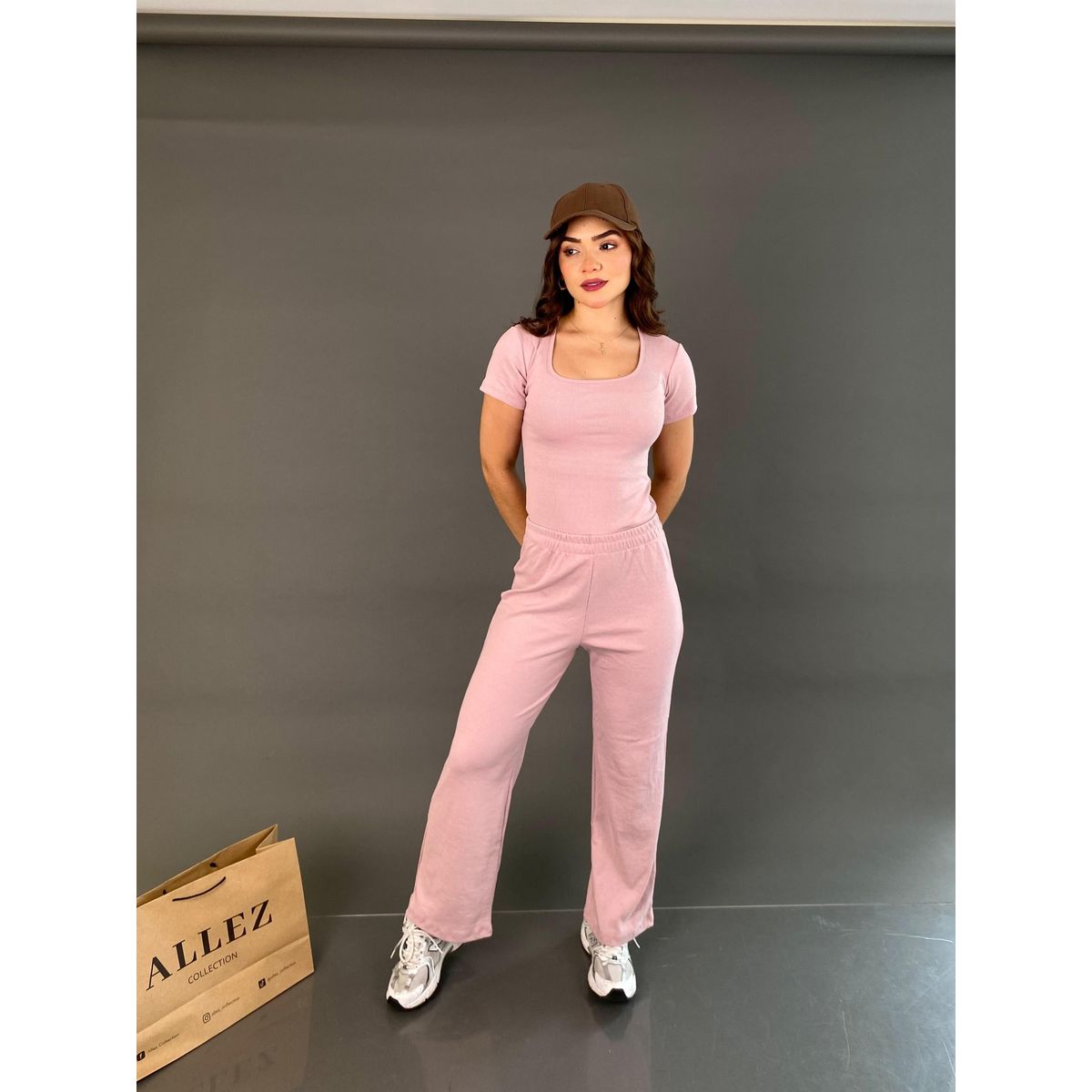 ALLEZ COLLECTION - Conjunto Agatha para mujer dos piezas manga corta