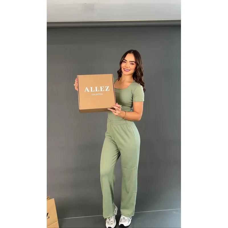 ALLEZ COLLECTION - Conjunto Agatha para mujer dos piezas manga corta
