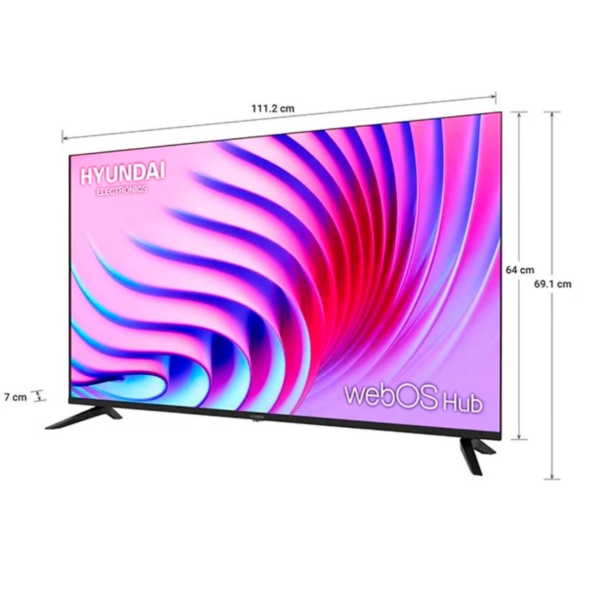 HYUNDAI - TELEVISOR HYUNDAI 50 SMART TV WEBOS HUB 4K UHD LED - HYLED5022W4KM