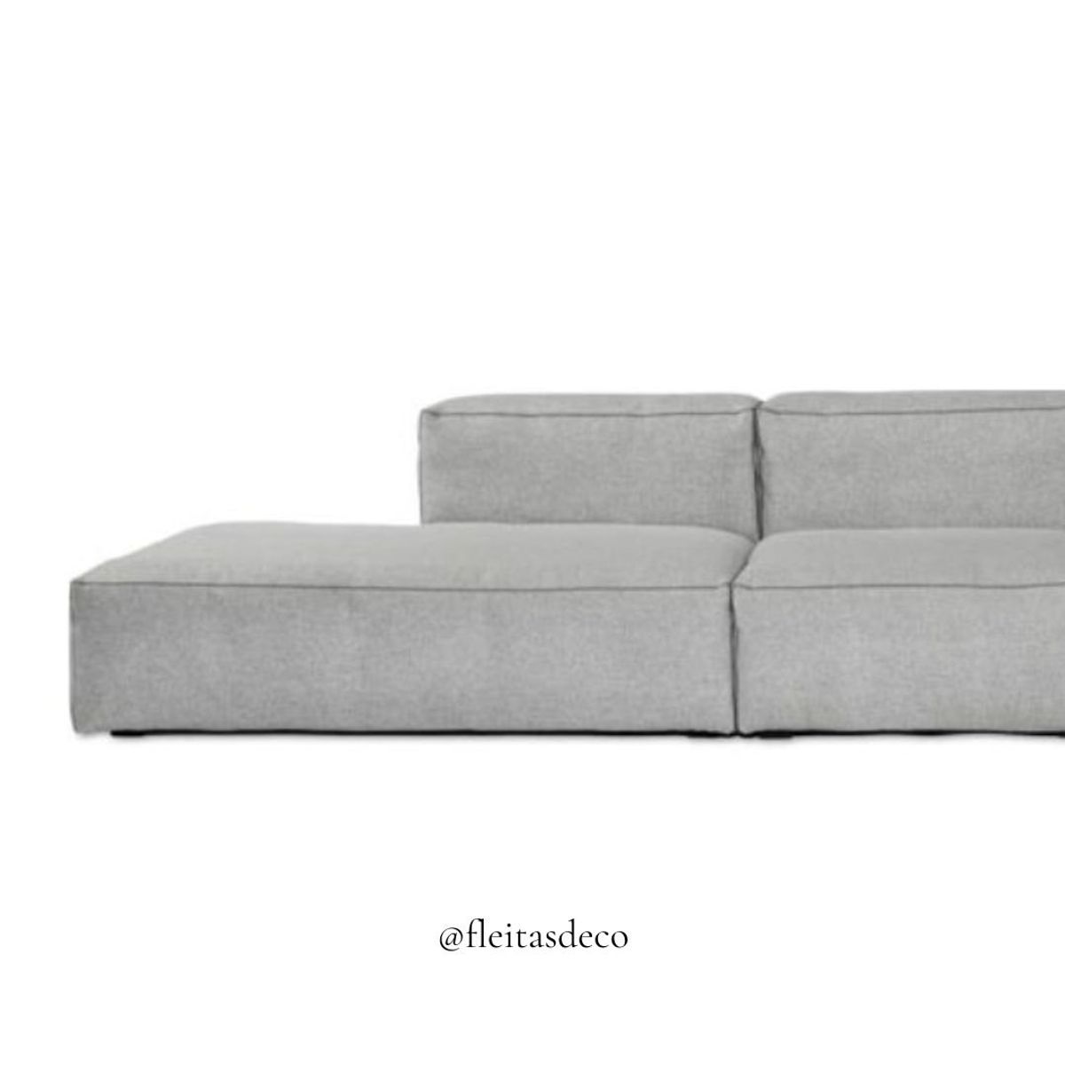 GENERICO - SOFÁ SECCIONAL NOVO DE 3 CUERPOS