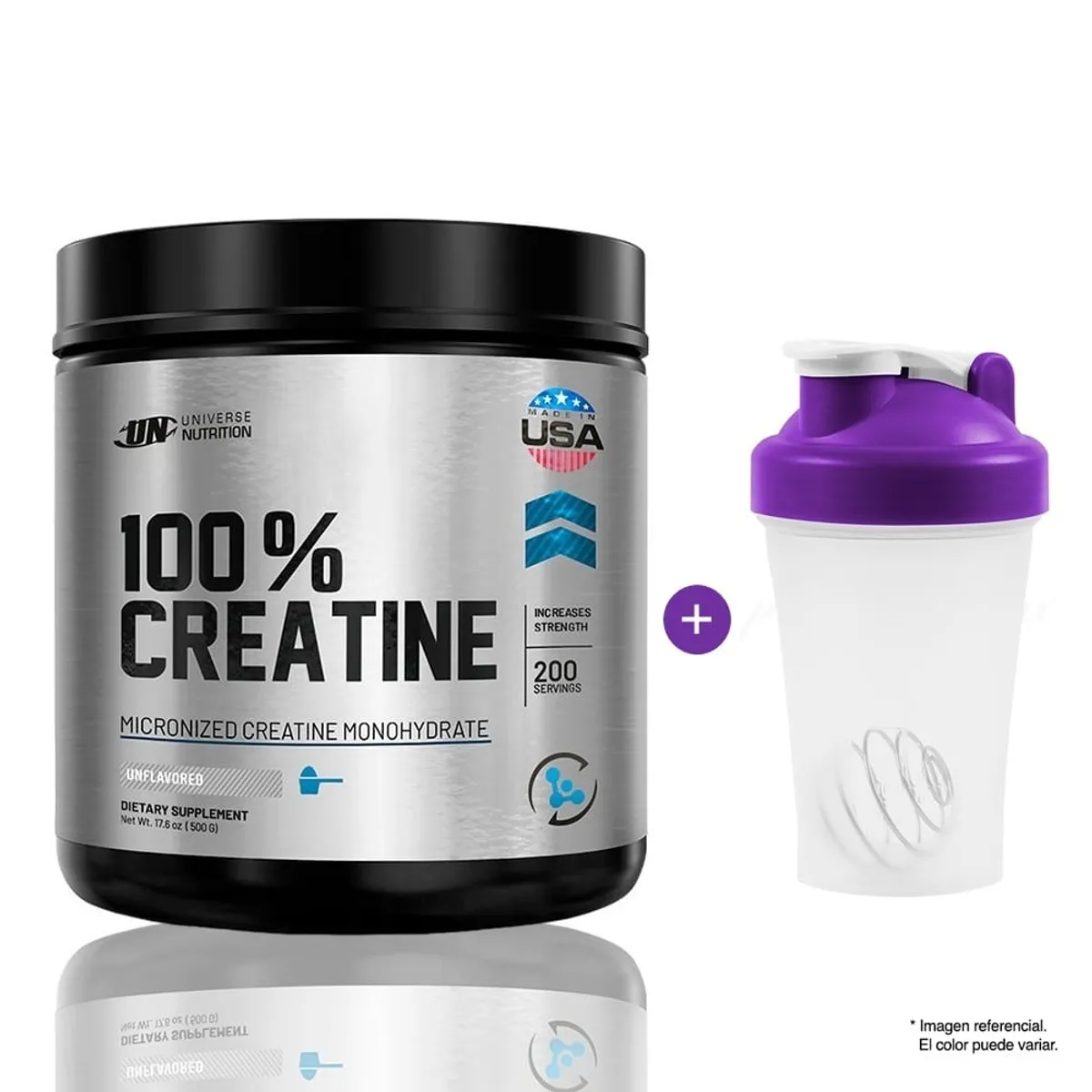 Universe Nutrition - Creatina Universe Nutrition Creabolic 500gr Americana
