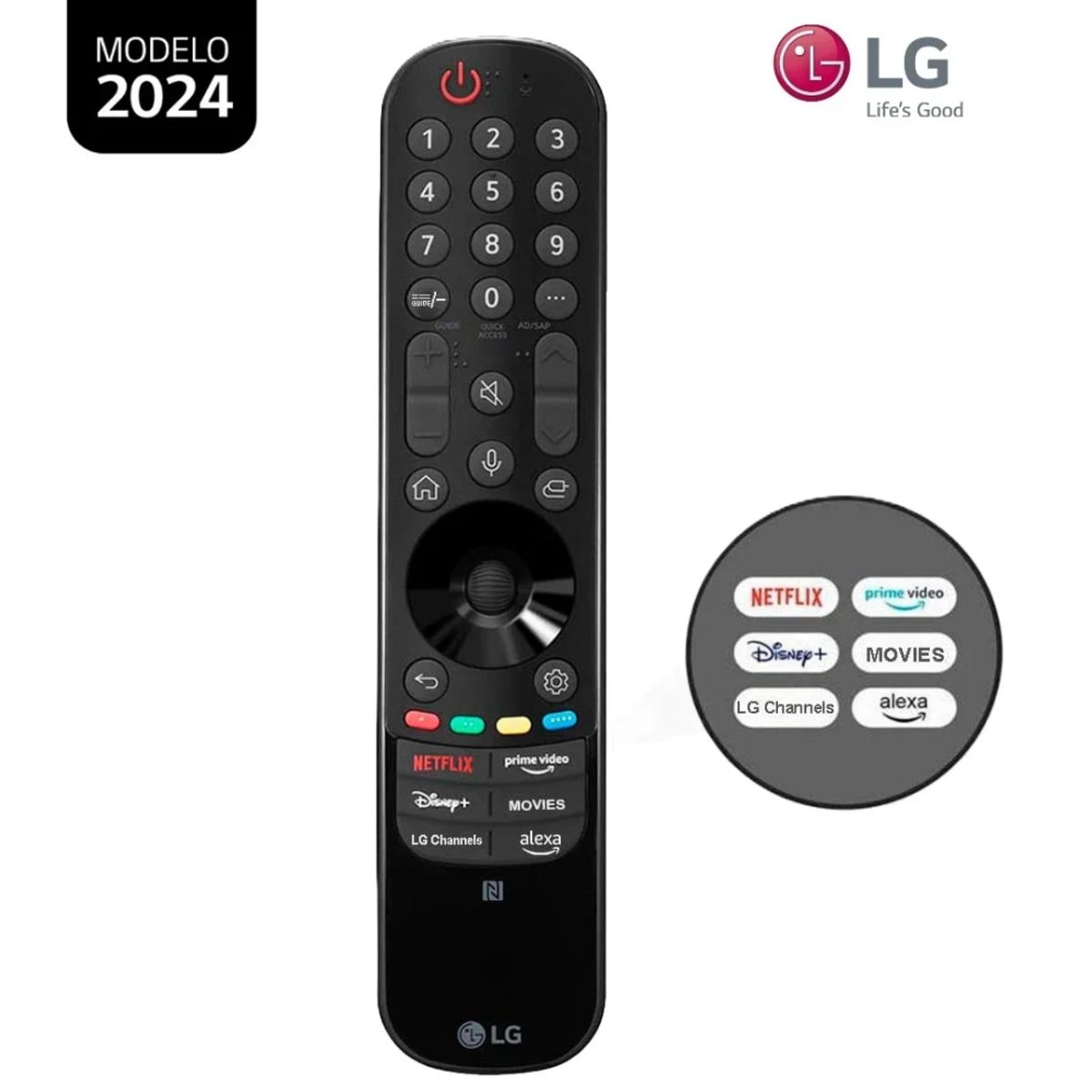 LG - Control Magic LG MR24GN Negro