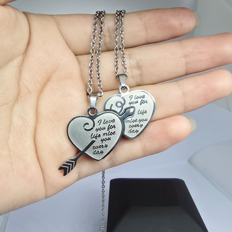 GENERICO - Collar de Pareja "Flecha del Amor" – Un Amor para Siempre ✨