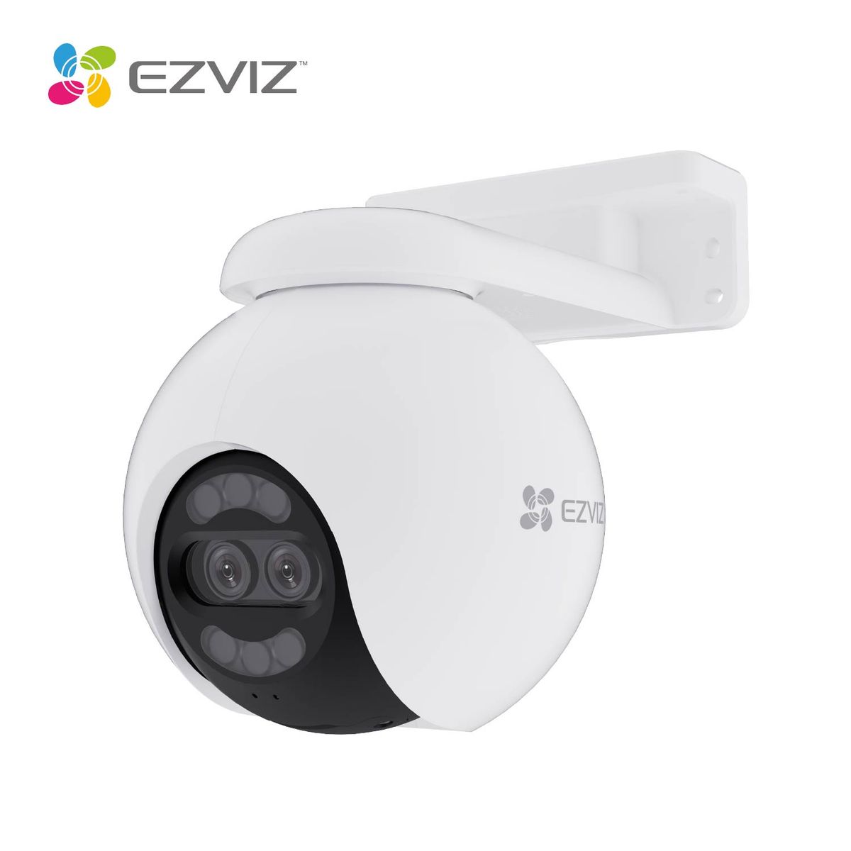 EZVIZ - Cámara de seguridad exterior IP PT H80x Dual 4K - Ezviz