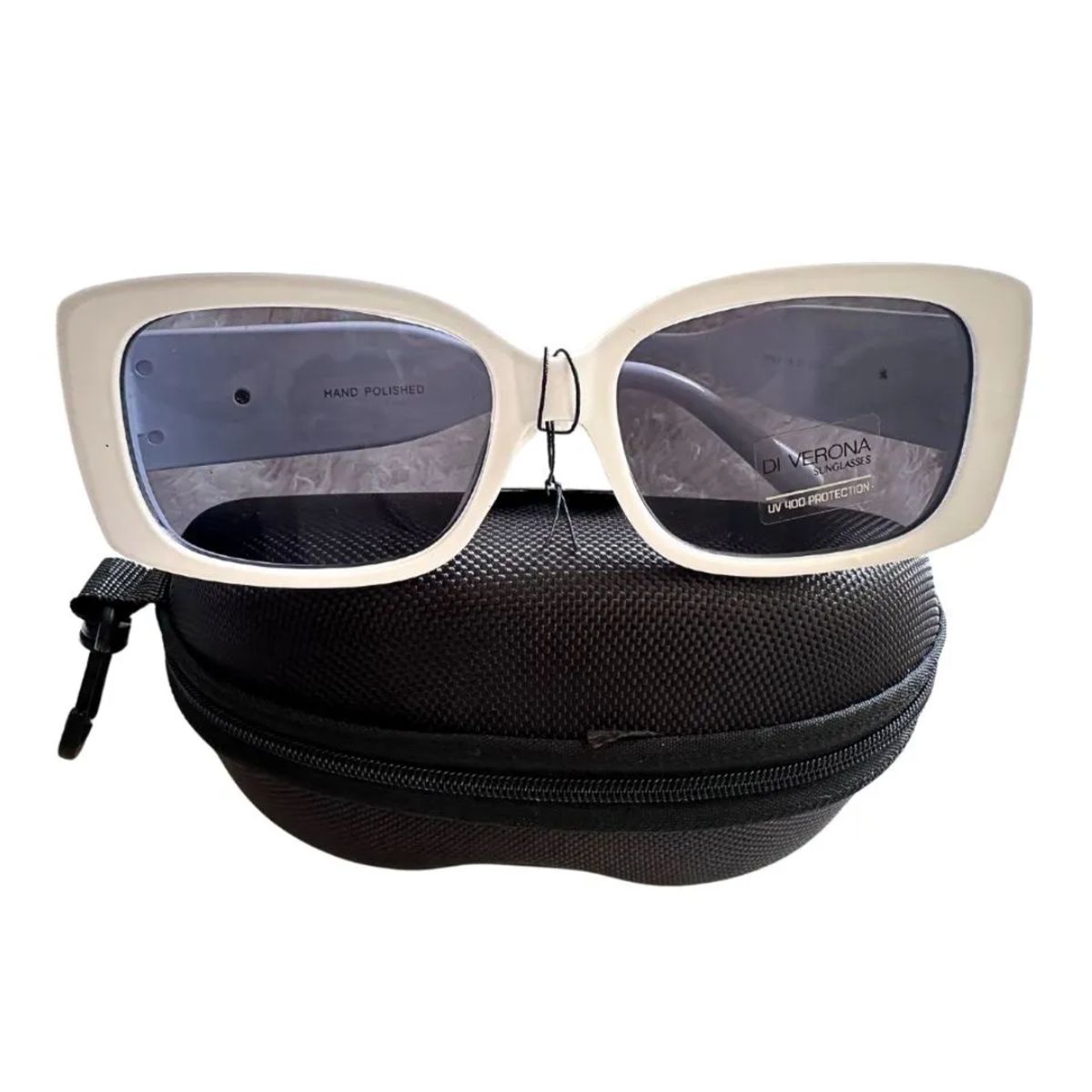 GENERICO - Lentes De Sol Mujer Blanco Y Estuche