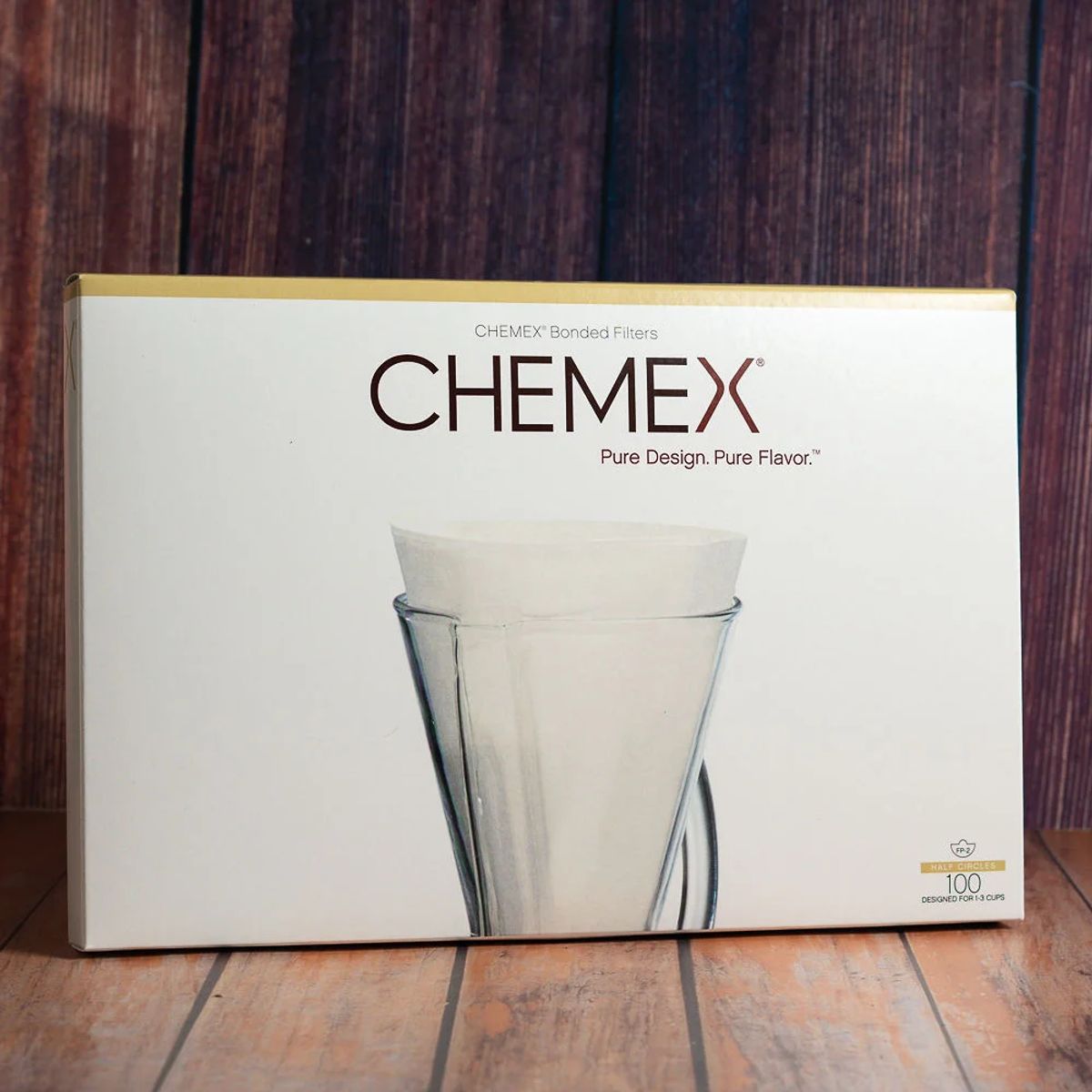 CHEMEX - Filtro papel media luna para 3 Tz CHEMEX
