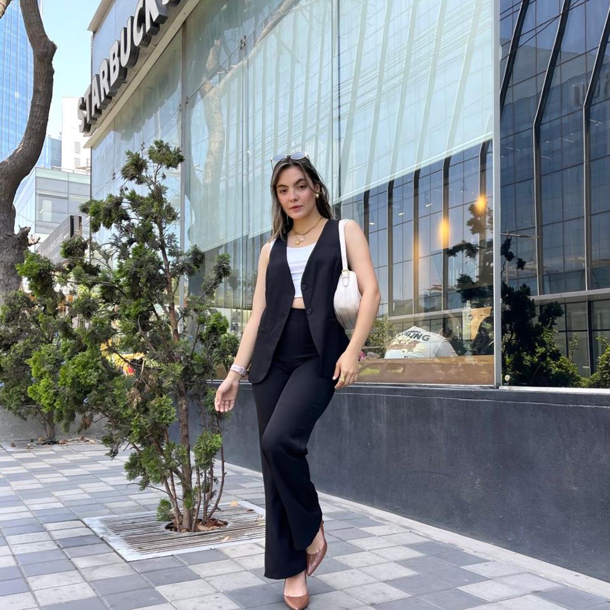 ALLEZ COLLECTION - Pantalón Sastre para mujer largo de vestir fresco