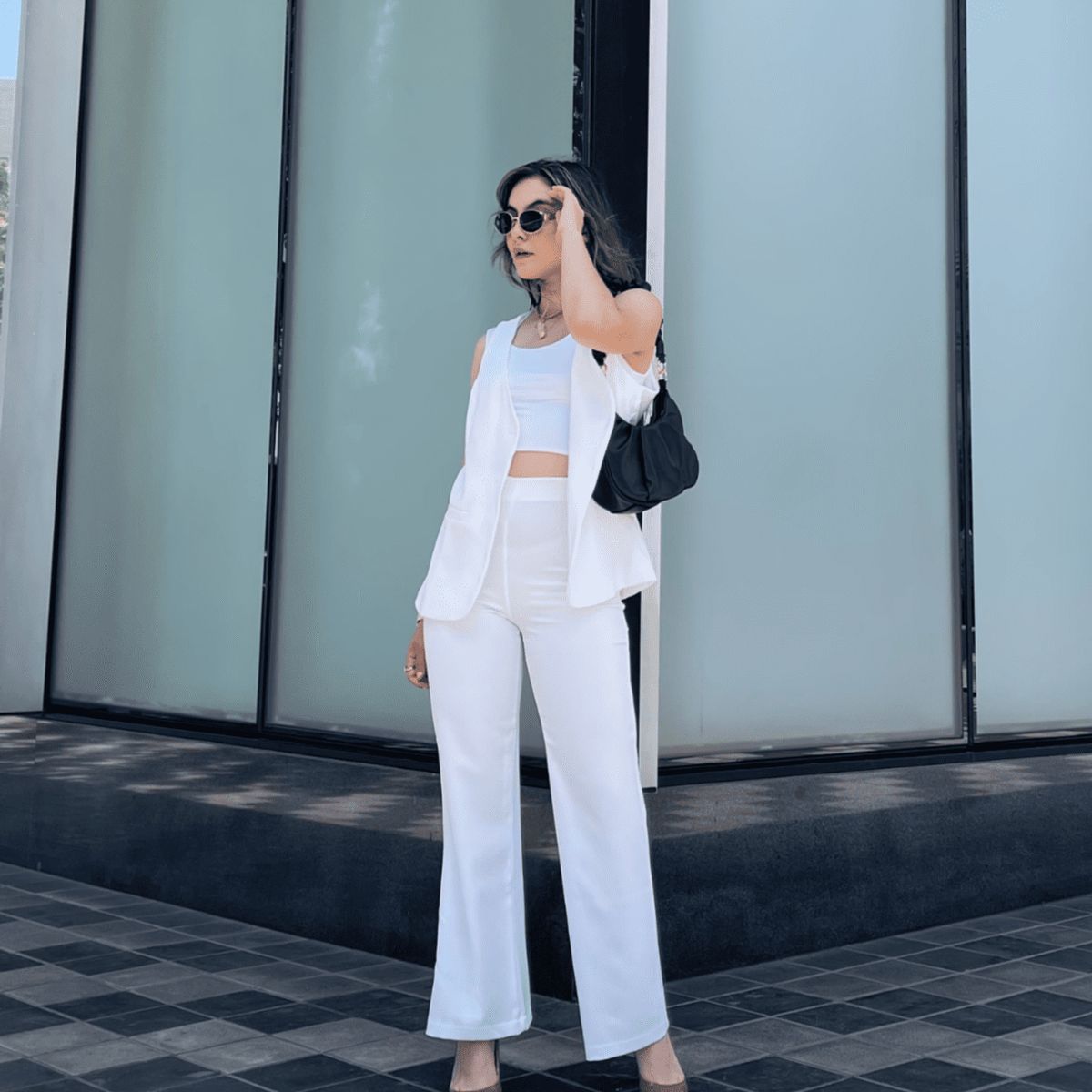 ALLEZ COLLECTION - Pantalón Sastre para mujer largo de vestir fresco