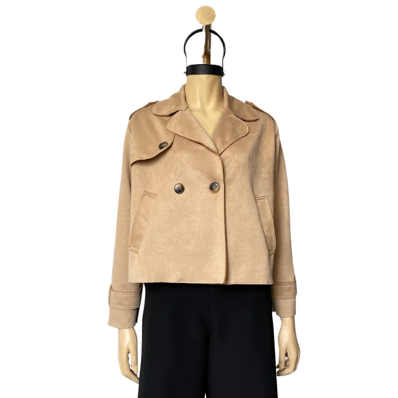 ALLEZ COLLECTION - Gabardina Crop corta elegante