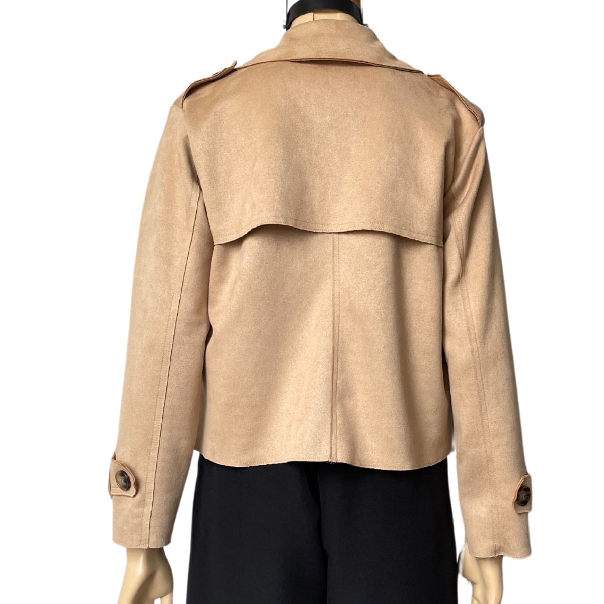 ALLEZ COLLECTION - Gabardina Crop corta elegante