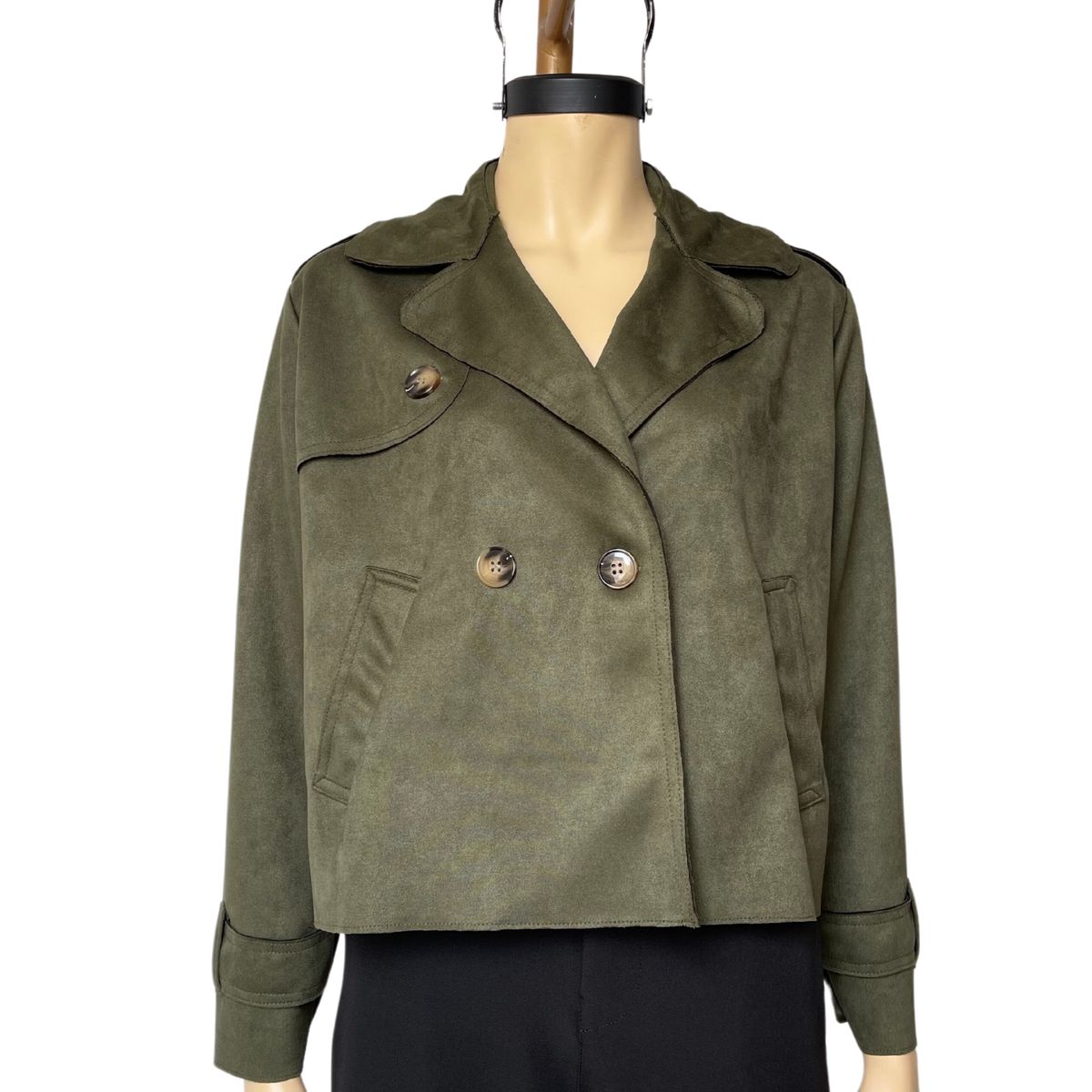 ALLEZ COLLECTION - Gabardina Crop corta elegante