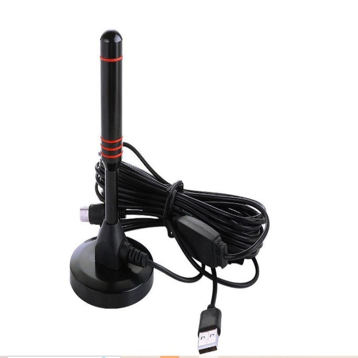 SEISA - Antena Para Tv Smart HD Amplificada Interior 5m Coaxial USB