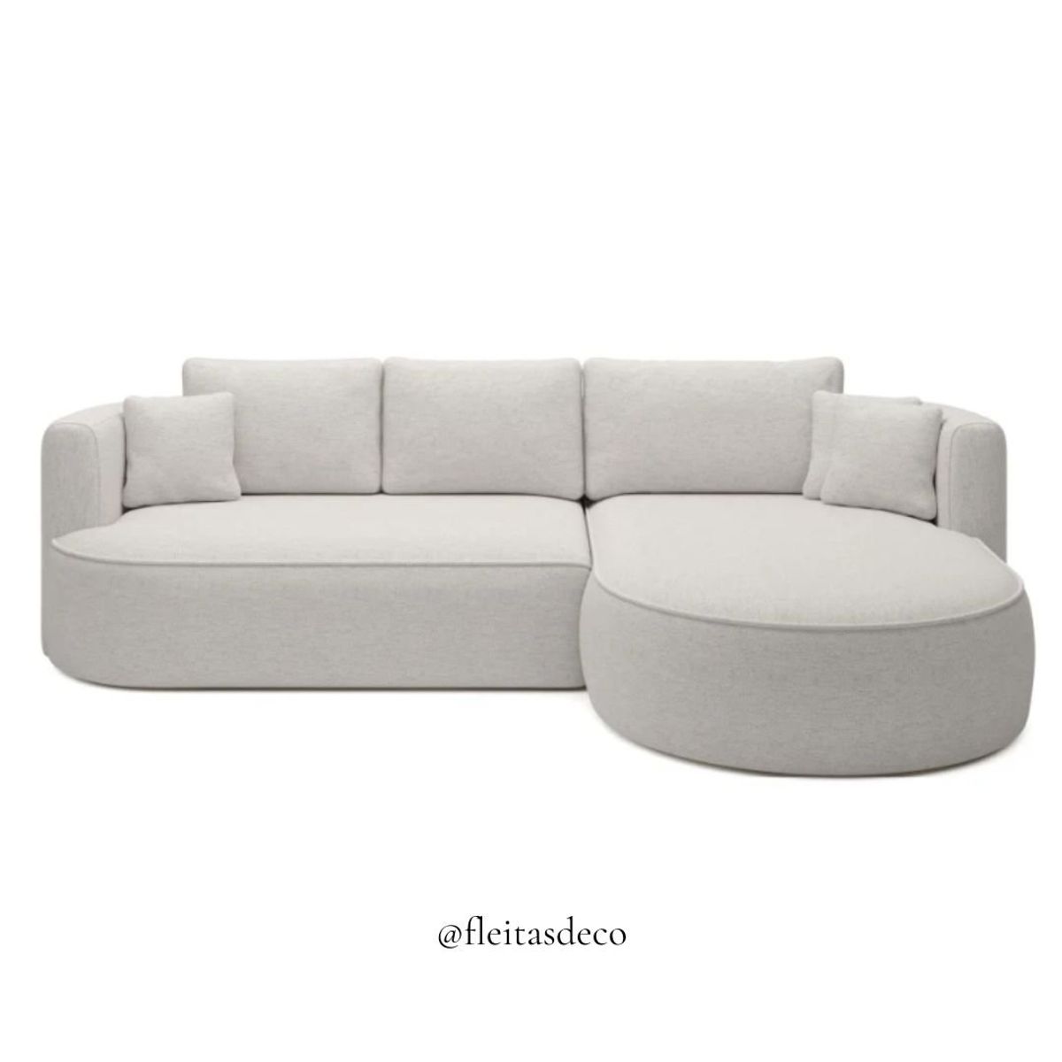 GENERICO - SOFA SECCIONAL CURVY 3 CUERPOS