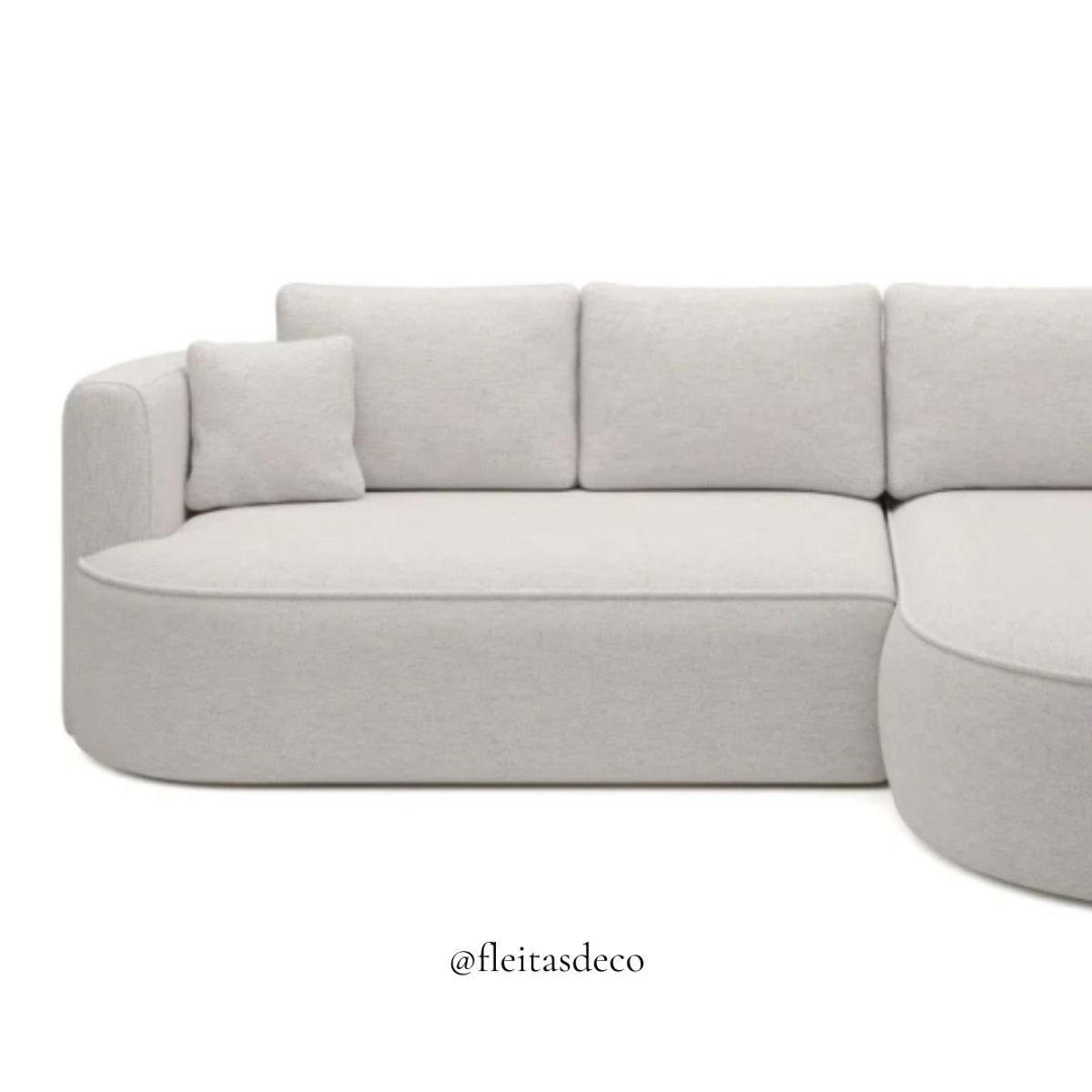 GENERICO - SOFA SECCIONAL CURVY 3 CUERPOS