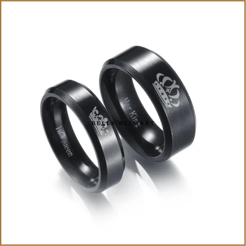 GENERICO - Anillo de pareja "King & Queen" – Amor con Estilo