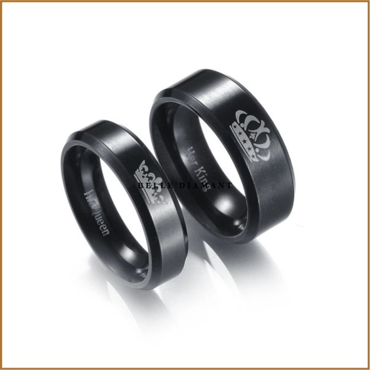 GENERICO - Anillo de pareja "King & Queen" – Amor con Estilo