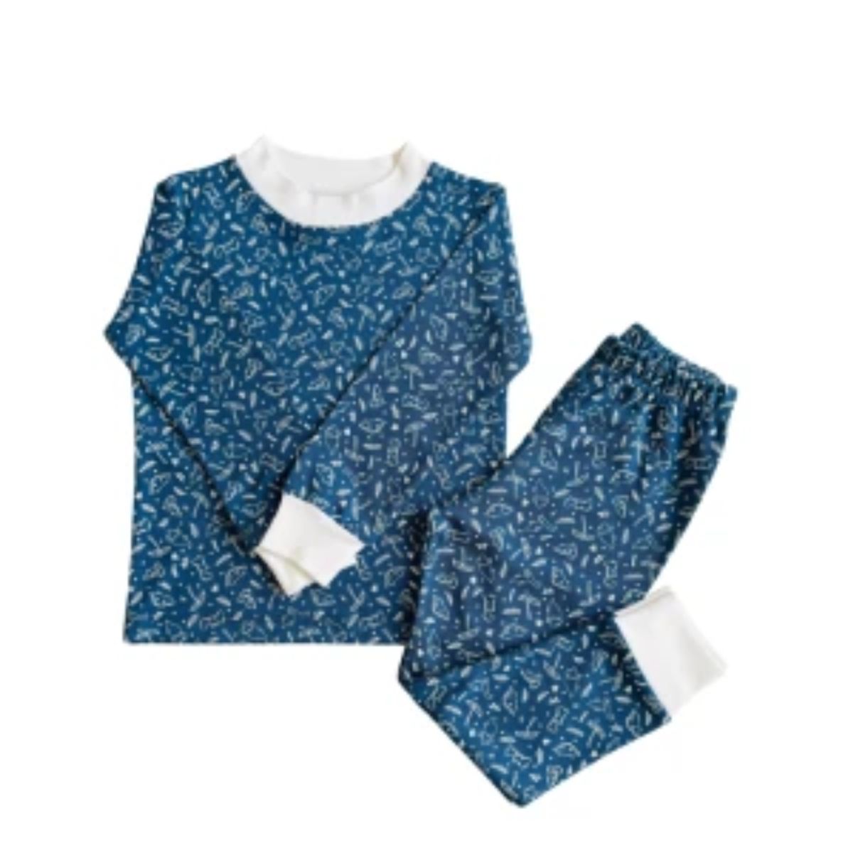 WAWA PIMA - PIJAMA NIÑO DOS PIEZAS DINO BLUE