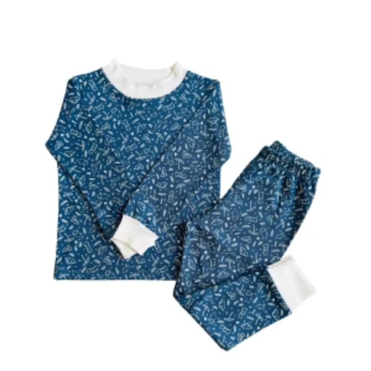 WAWA PIMA - PIJAMA NIÑO DOS PIEZAS DINO BLUE