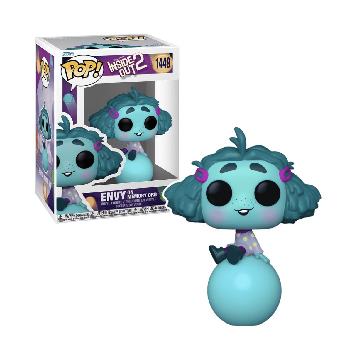 FUNKO - Envidia en Orbe Funko Pop 1449 Intensamente 2 Disney Pixar
