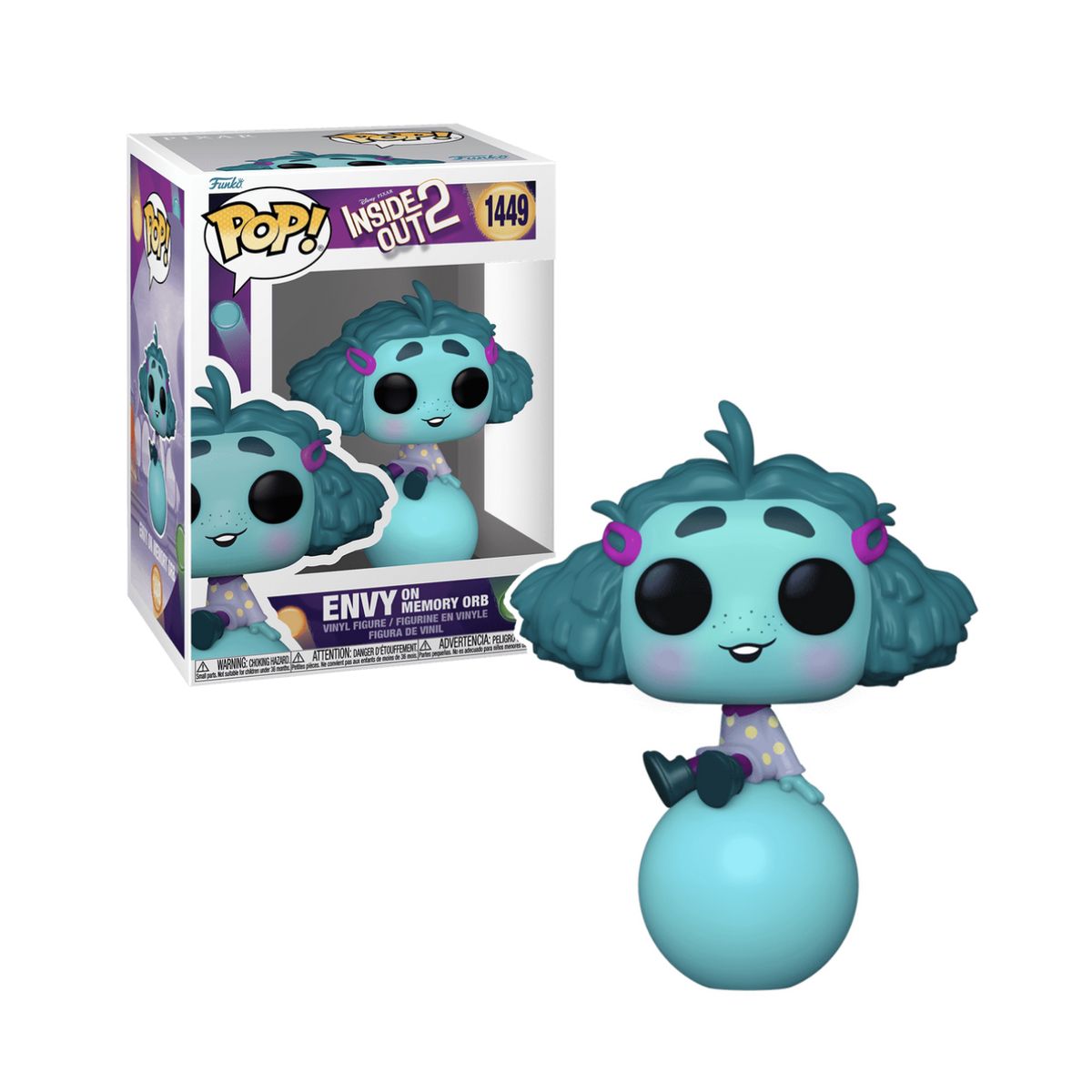 FUNKO - Envidia en Orbe Funko Pop 1449 Intensamente 2 Disney Pixar