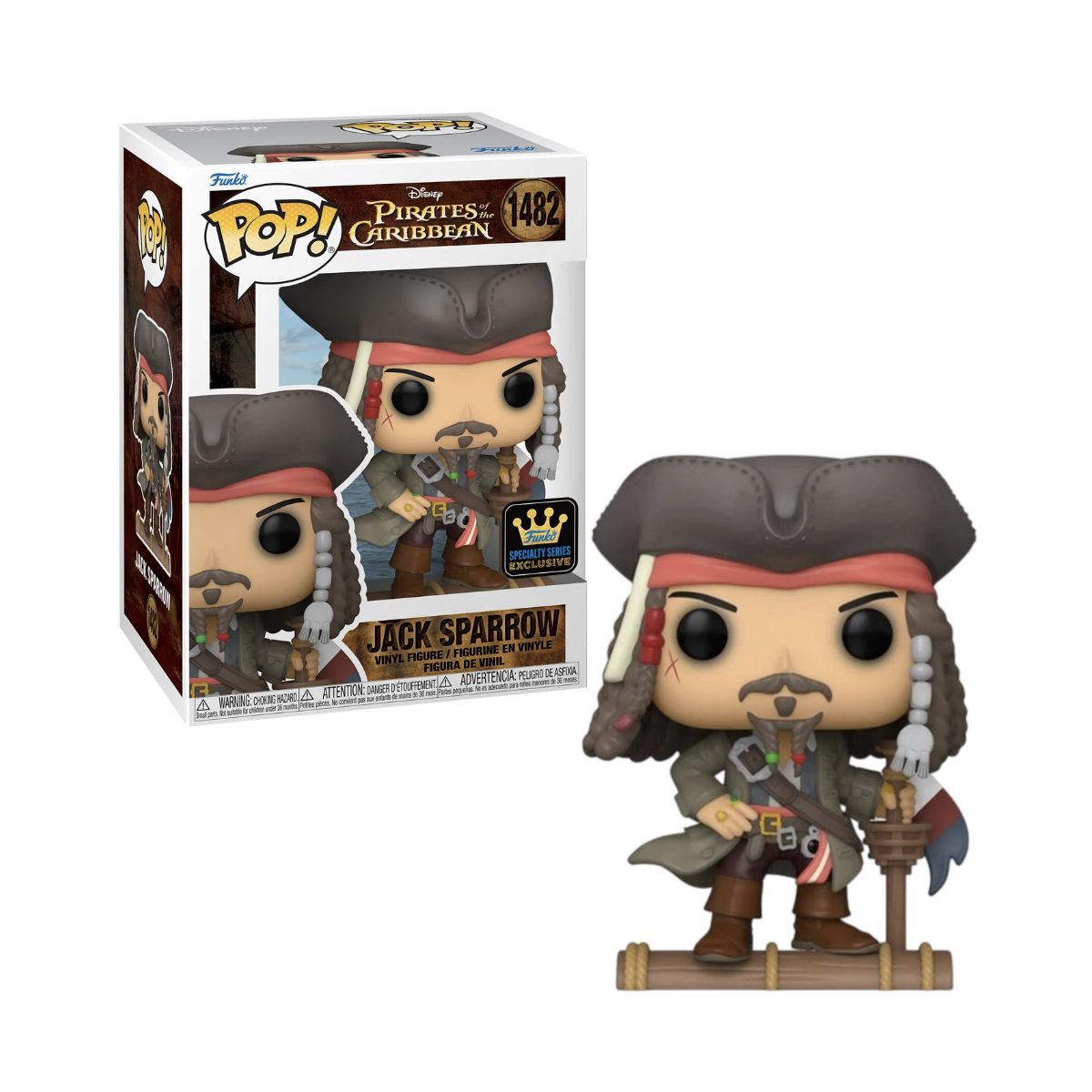 FUNKO - Jack Sparrow Funko Pop 1482 Piratas del Caribe Exclusivo