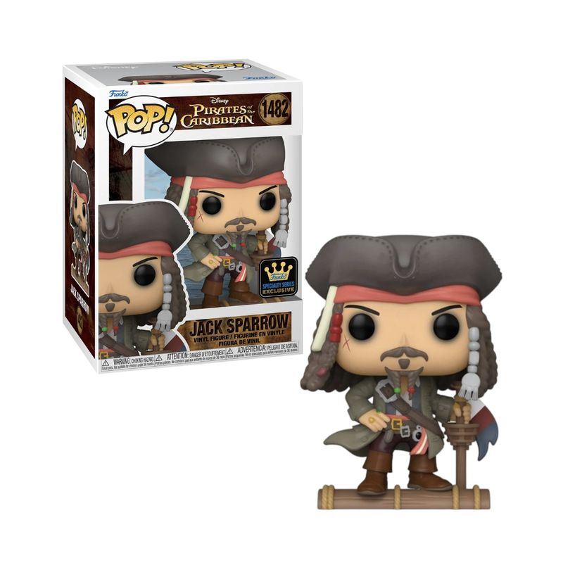 FUNKO - Jack Sparrow Funko Pop 1482 Piratas del Caribe Exclusivo