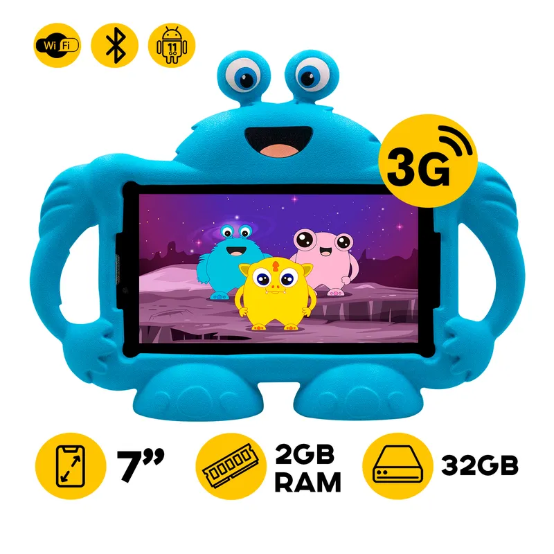 ADVANCE - TABLET ADVANCE KIDS TR7996 7 IPS 3G 2GB 32GB MONSTER BLUE