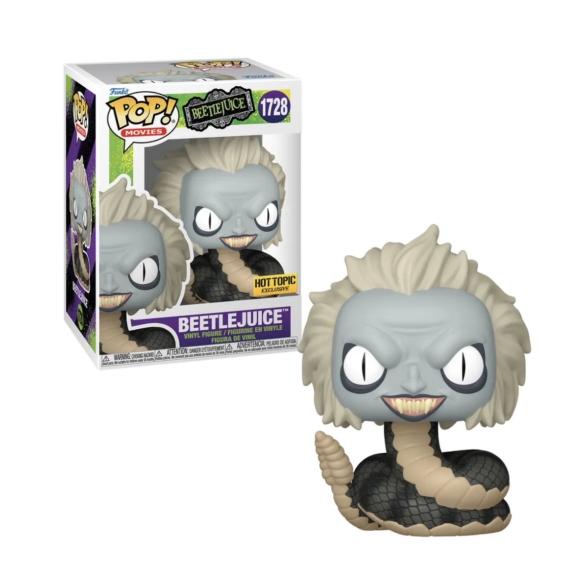 FUNKO - Beetlejuice Snake Funko Pop 1728 Exclusivo HT Original