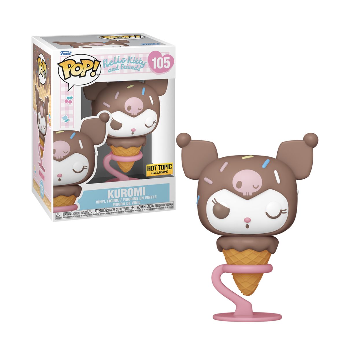 FUNKO - Kuromi Helado Funko Pop 105 Hello Kitty Exclusivo HT