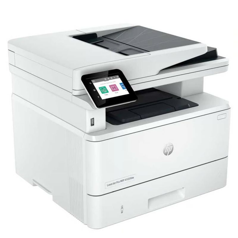 HP - Impresora Multifuncional HP LaserJet Pro MFP 4103fdw LAN WiFi Duplex