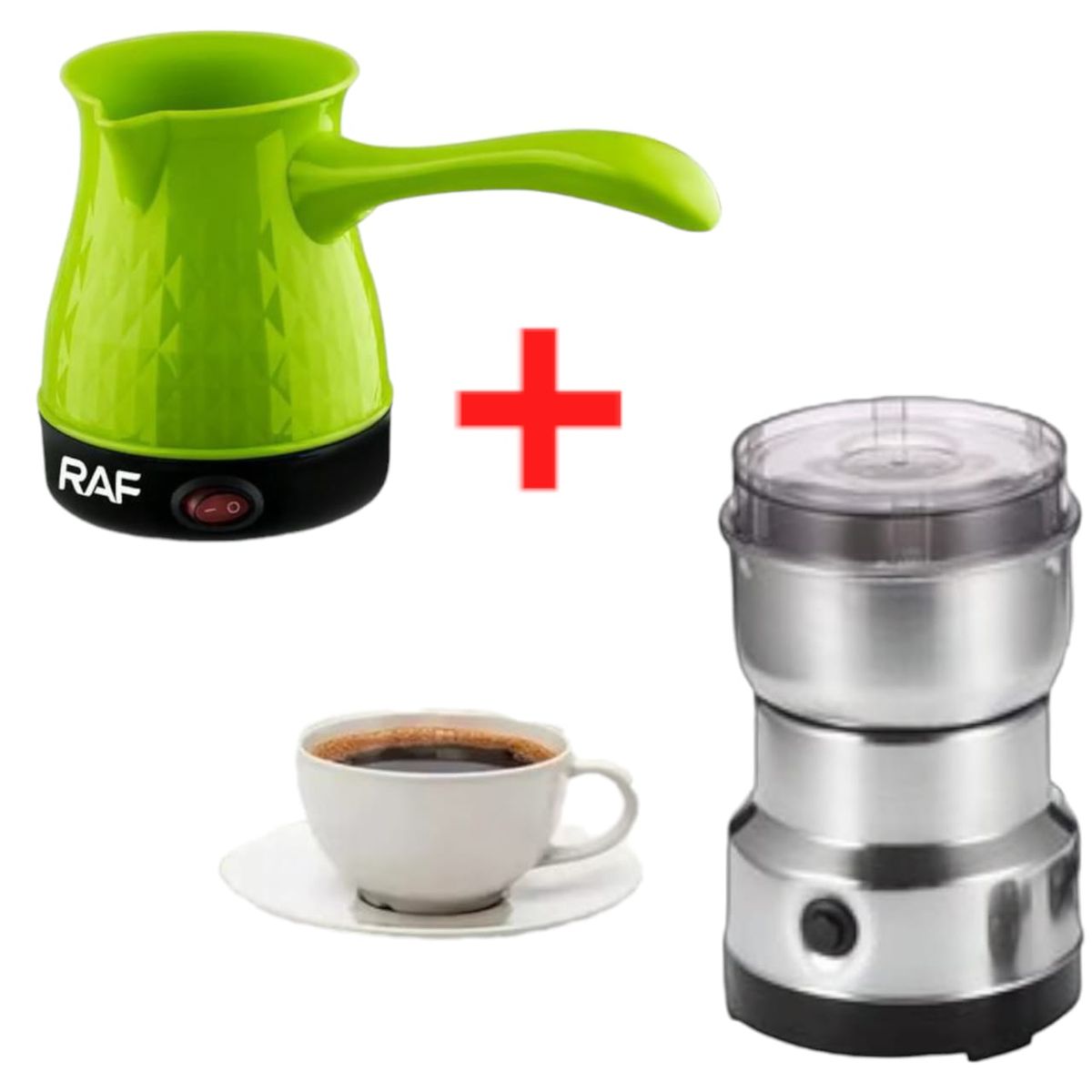 OEM - Combo Molinillo de Granos de Café Y Cafetera Eléctrica