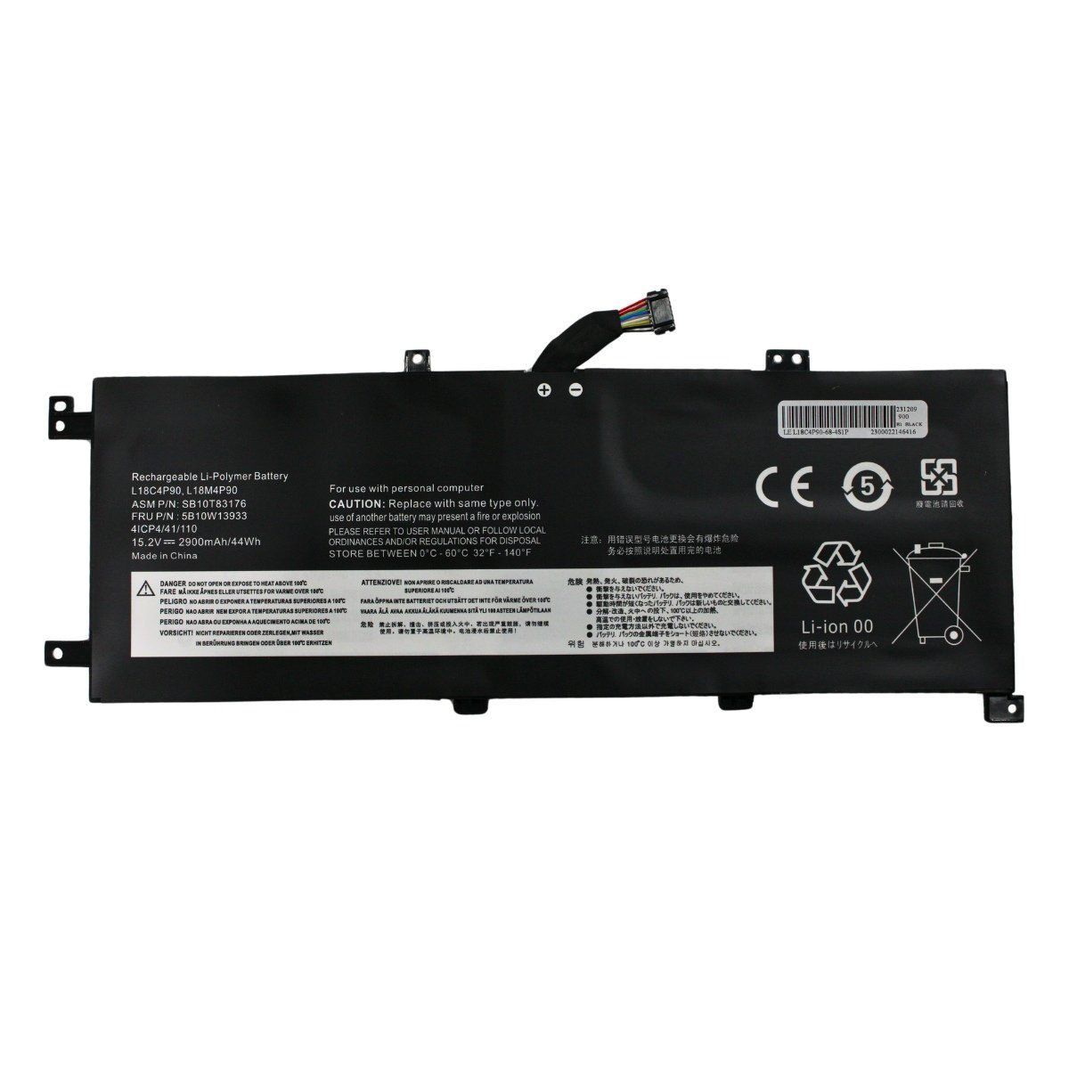 LENOVO - Batería Para Laptop Lenovo L18C4P90 L18D4P90 ThinkPad L13