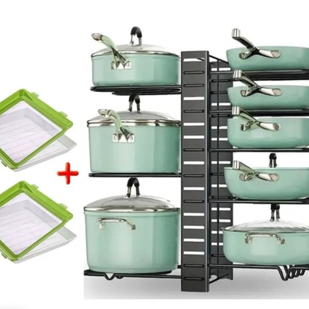 GENERICO - pack Organizador sartenes ollas + regalo