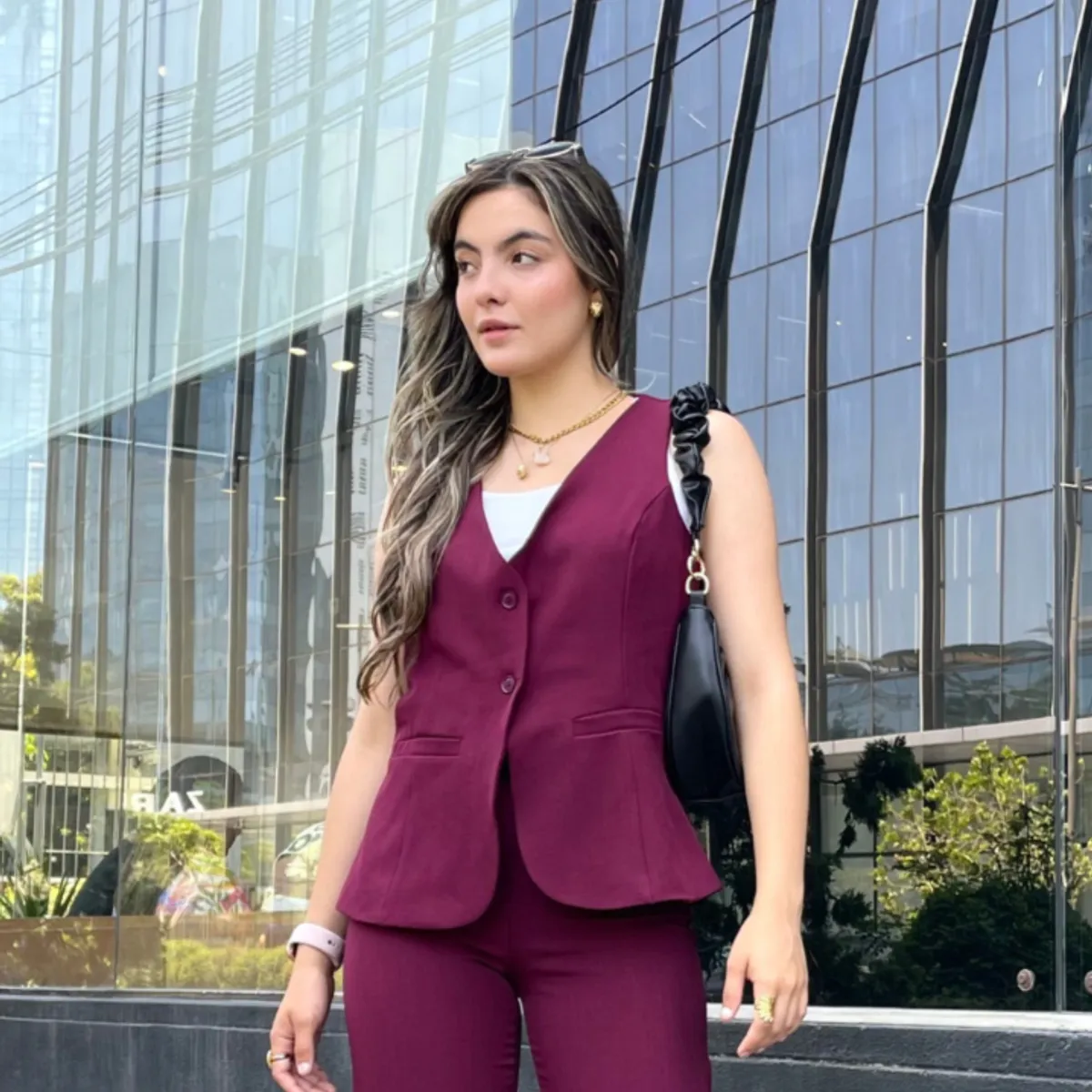 ALLEZ COLLECTION - Chaleco sastre de mujer elegante con forro