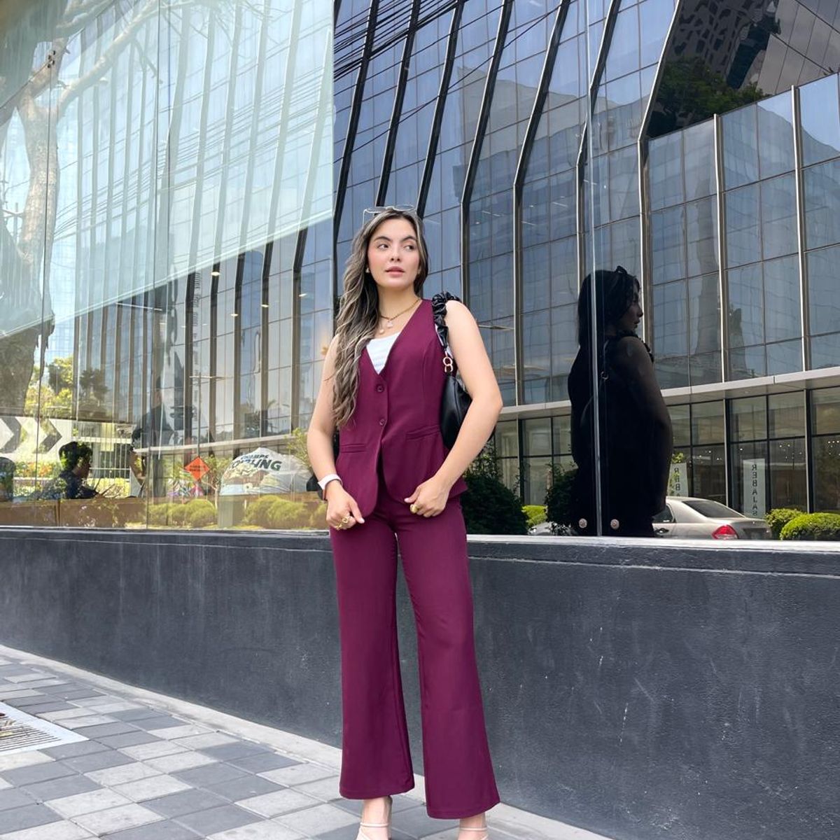 ALLEZ COLLECTION - Chaleco sastre de mujer elegante con forro