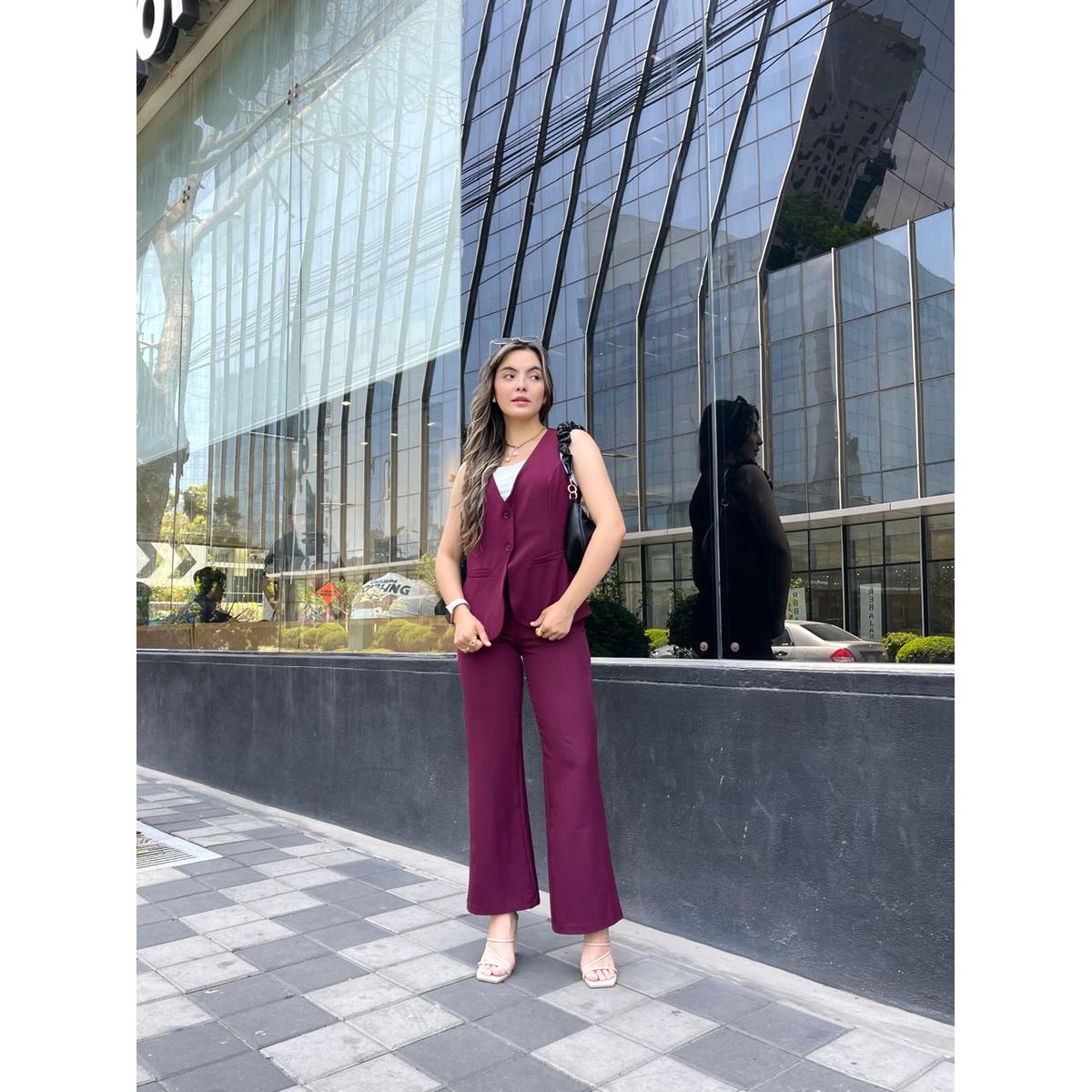 ALLEZ COLLECTION - Chaleco sastre de mujer elegante con forro