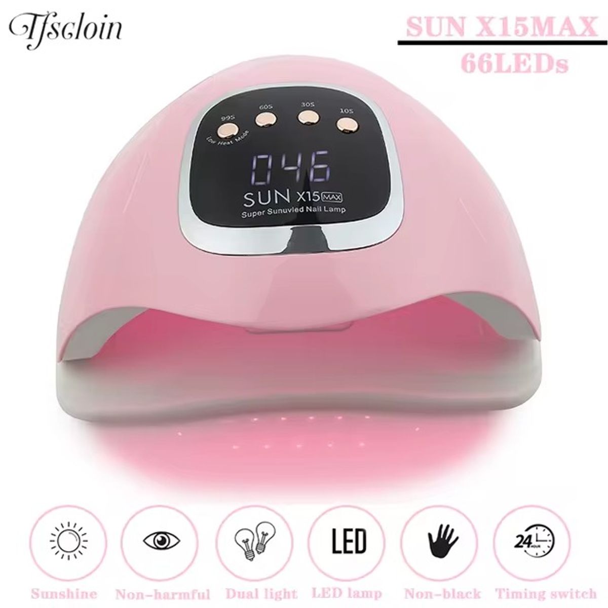 OEM - Lámpara LED SUN X15 MAX Secador de Uñas UV de 150W